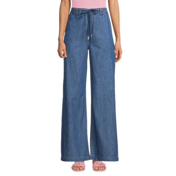 Joe's Jeans Denim - Joe's Jeans Collection Drawstring Wide Leg Jeans | Medium Indigo | Size 25